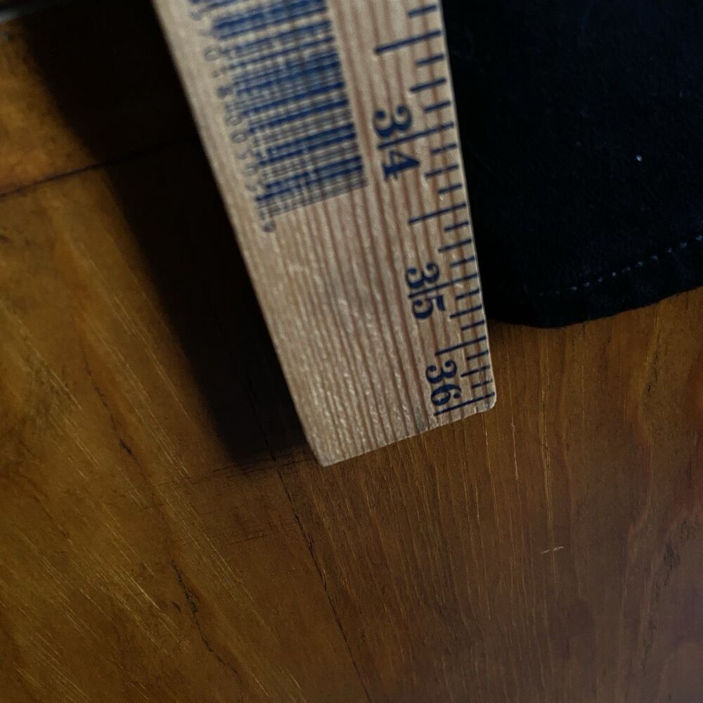 Lands End High Rise Slim Ankle Jeans 7/8 Length Size 12 Petite Black Denim - Picture 8 of 13